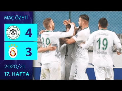 ÖZET: İH Konyaspor 4-3 Galatasaray | 17. Hafta - 2020/21