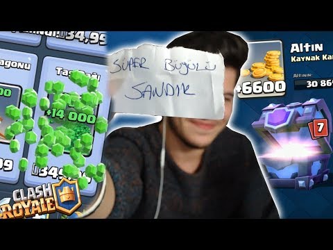 SEÇTİĞİN KAĞITTAKİ SANDIĞI AÇMA CHALLENGE (3 FACECAM) - Clash Royale