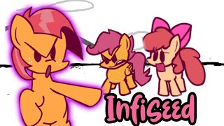 Babs Seed and Apple Bloom sing InfiSeed || FNF VS /v/-tan Cover
