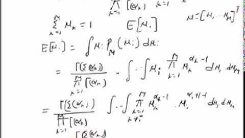 Dirichlet Distribution: Mean