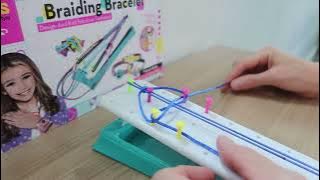 Awesome Bracelet Braiding Kit   7 cute designs!