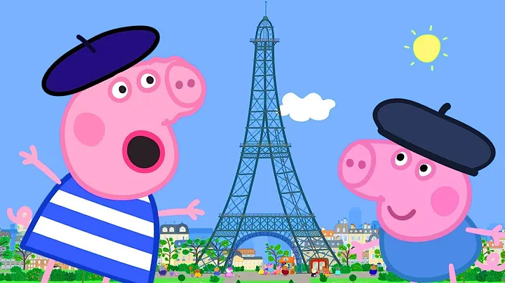 Peppa Pig Full Episodes | Peppa Goes to Paris | Ca...