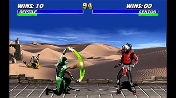 Ultimate Mortal Kombat 3 - Reptile - Fast Force Ball