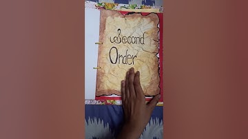 Project on Three Orders Class 11