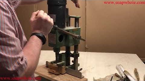 Harbor Freight Chicago Electric Hollow Chisel Mortiser Overview