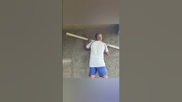 Amazing Plastering Brickwall #shorts #construction #plastering #wall