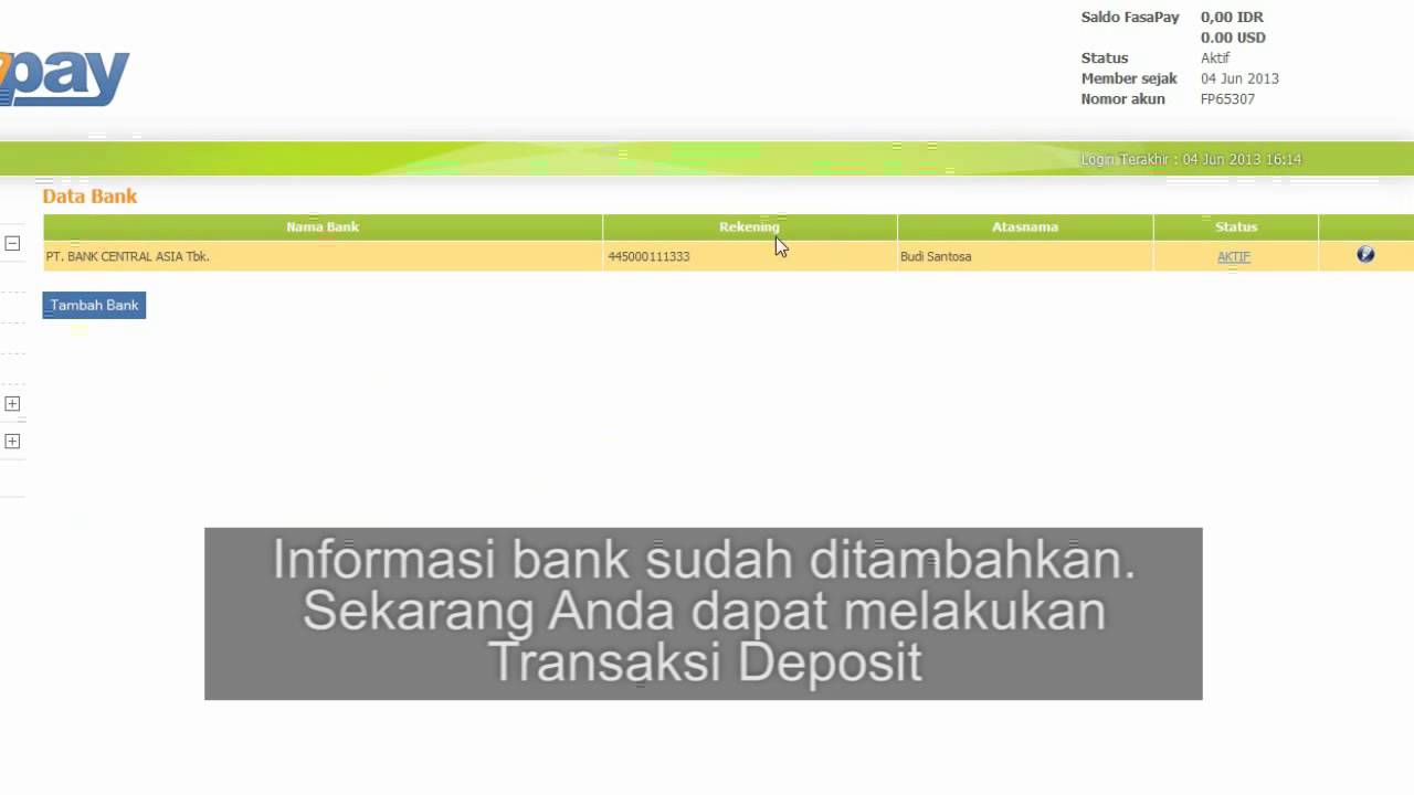 Spree Asia - 02 Tutorial Deposit FasaPay