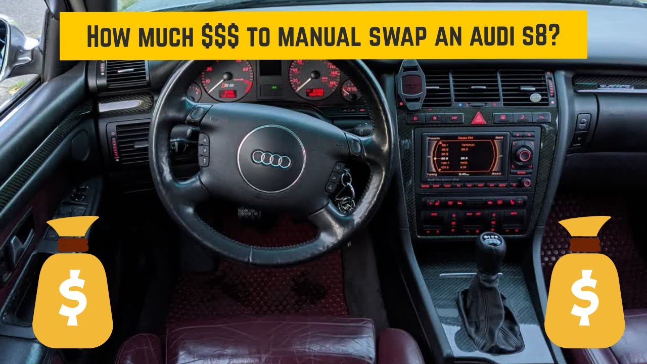 How much does it cost to manual swap an Audi S8? - YouTube