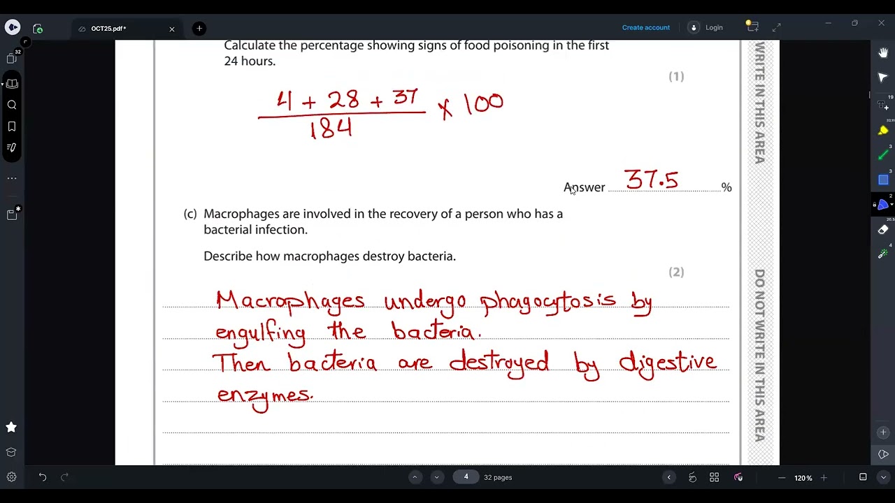 IAL Edexcel Biology - Unit 4 - October 2025 exam practice