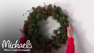 Create a Spectacular Wreath | Make It Merry | Michaels
