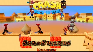 Crash Bandicoot - Back In Time Fan Game: Custom Level: Sand Swords By Kracken