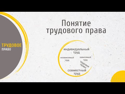 Понятие и функции трудового права