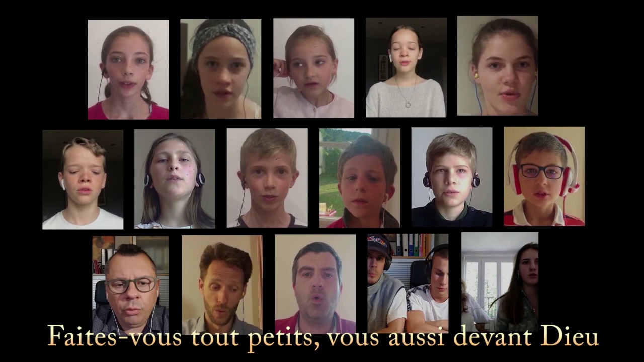 Chorale confinée - regardez l'humilité de Dieu - Alegria