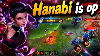Hanabi is a op marksman || Mobile Legends gameplay 