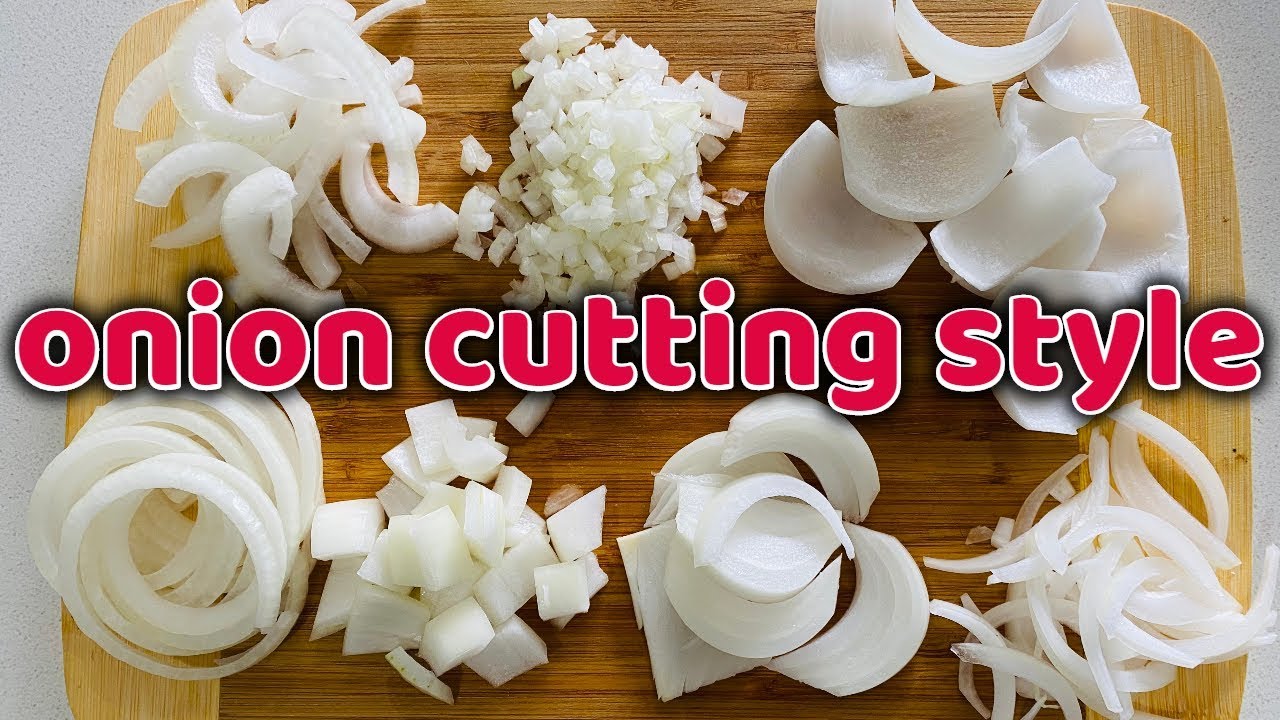 How to Cut Onions Different ways 7 Ways Chop Onions Best Onion cutting styles - YouTube