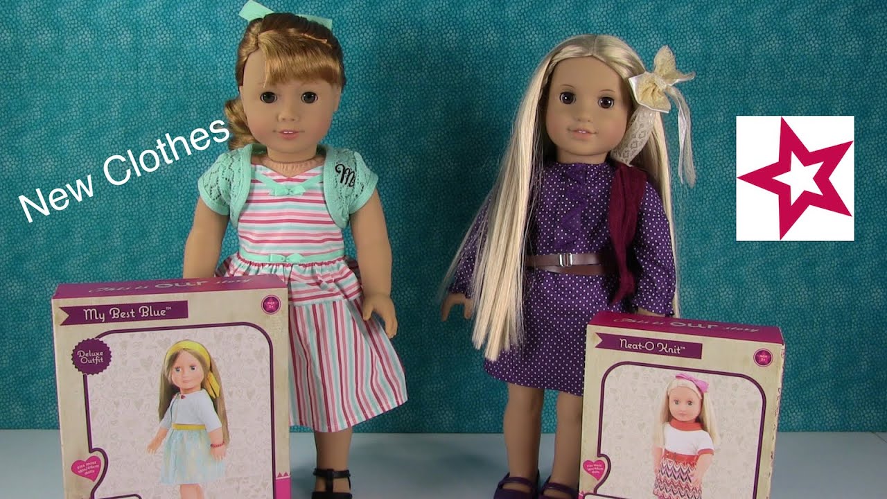 American Girl Maryellen & Julie Try New Our Generation Outfits On ...
