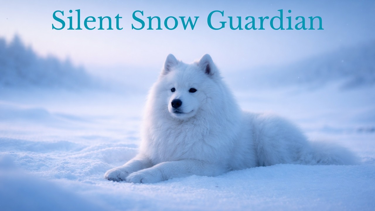 136.1 Hz Silent Snow Guardian | Samoyed Presence (Meditation for Dog Lovers)