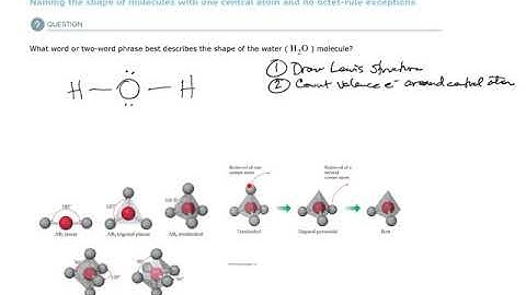 Aleks Naming the shape of molecules with one central atom and no octet-rule exceptions