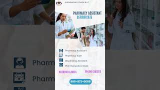 💊 Build a Career in Healthcare with Our Pharmacy Assistant Certificate Program!