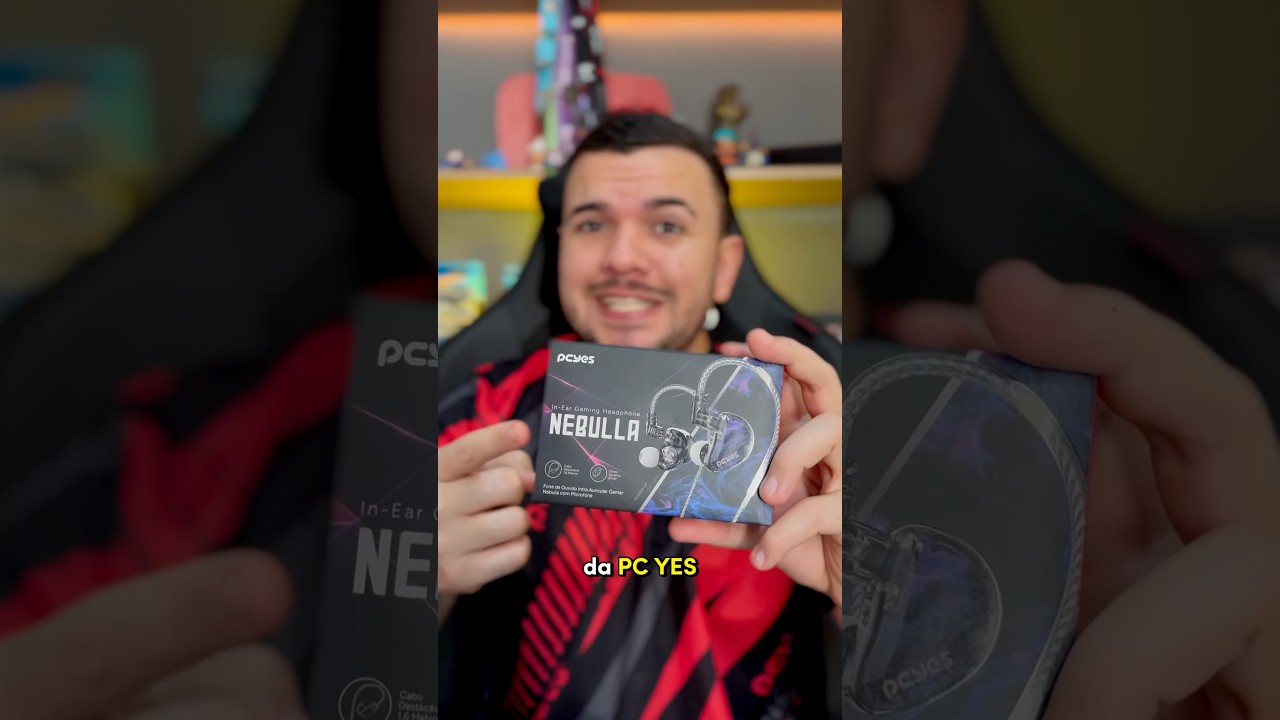 UNBOXING DO FONE INTRA AURICULAR DA PC YES!🎮 