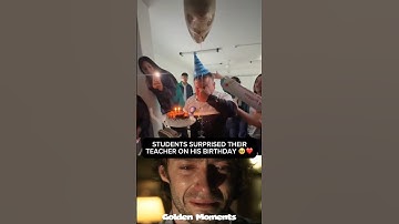 A Birthday Surprise He’ll Never Forget 🥹❤️ | Golden Moments #shorts 