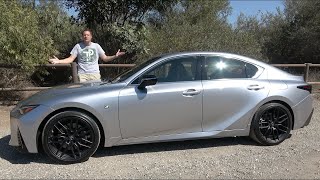 Lexus IS350 2021 года - это средний люксовый спортивный седан