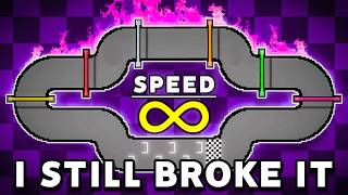 They tried to fix the game but I still reached INFINITE speed (The Loopler) screenshot 1