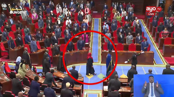 RAIS SAMIA ALIVYOWASILI KULIVUNJA BUNGE LA 12 BUNGENI, WABUNGE WAMPIGIA SHANGWE
