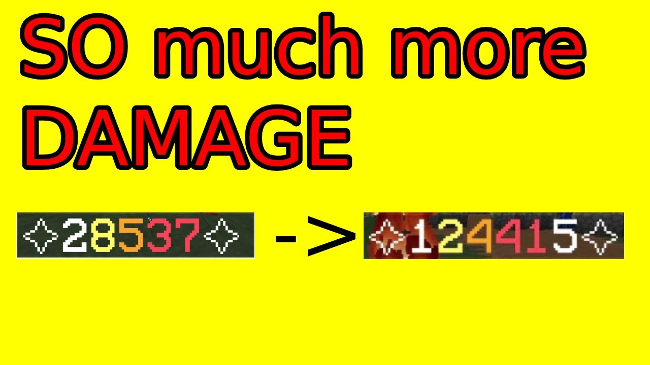 How to DOUBLE your Damage Hypixel Skyblock - YouTube