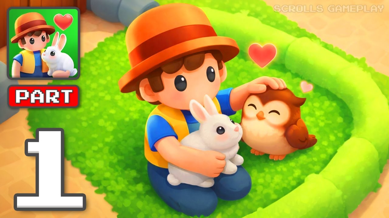 My Cozy Park - Gameplay Walkthrough Part 1 - Design Peaceful Green Space (iOS, Android)