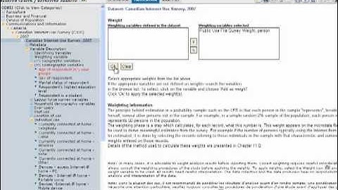 Creating a Cross Tabulation in Odesi