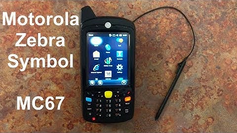 Motorola Zebra Symbol MC67 Screen Calibration - How to fix screen not responding properly
