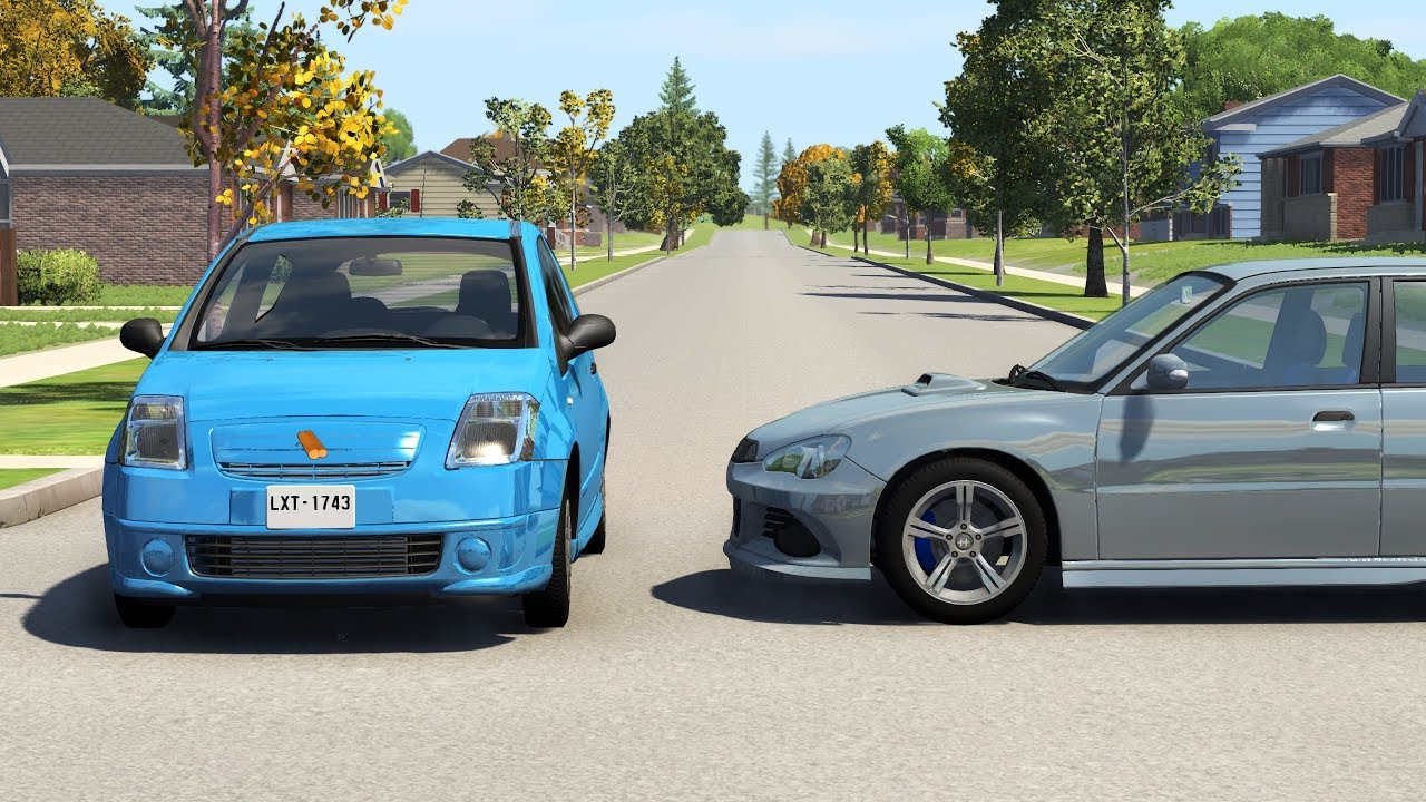 Аварии На Перекрестках! #2 - BeamNG Drive - HD