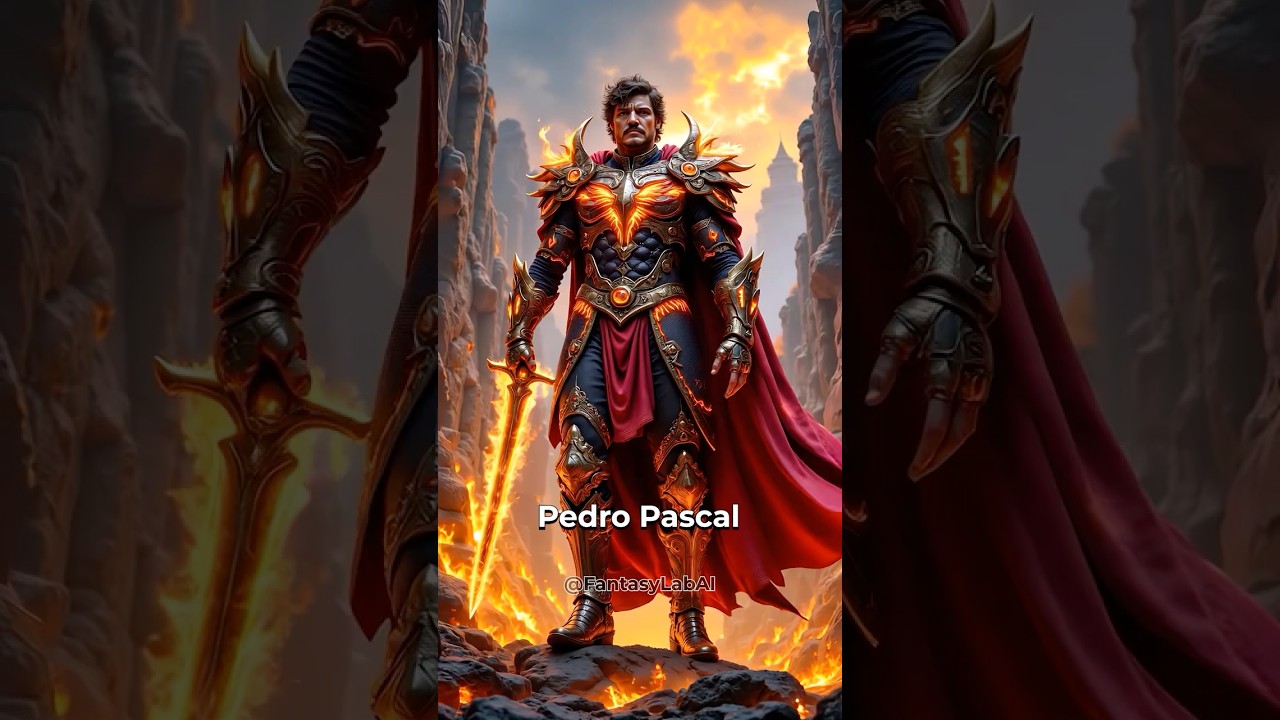 Famous Actors Reimagined as Elemental Gods