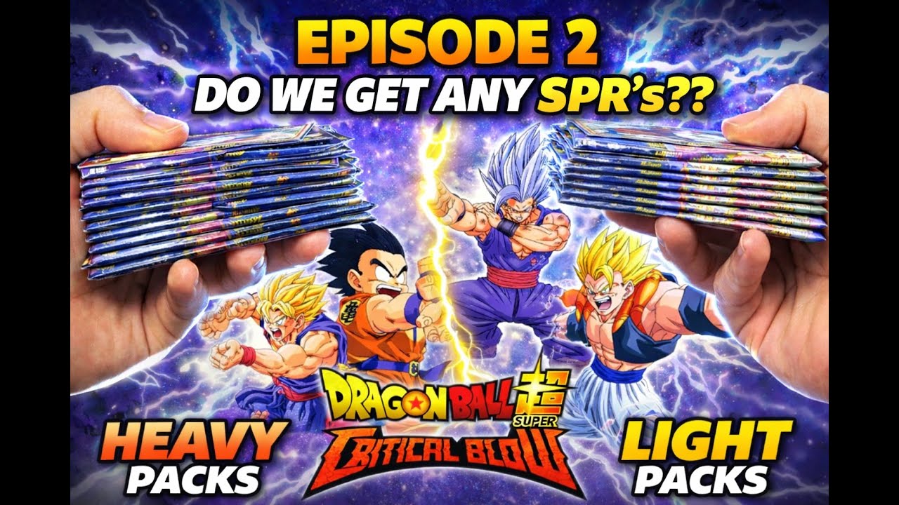 Pack Weighing EXPOSED! Heavy vs Light | Dragon Ball Super Critical Blow - SPR & SRS!!! Episode 2