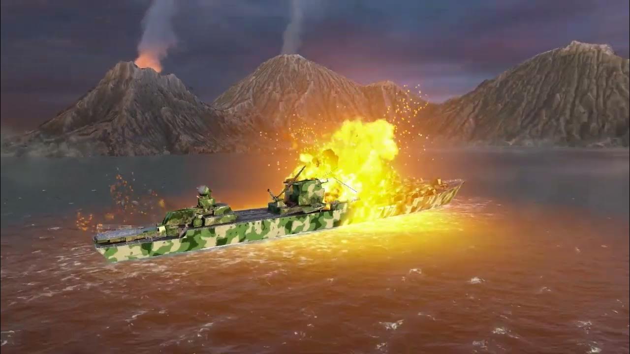 Force of Warships ----ГРОМ---- + Ганнибал VS NAVY KING + котэ + Барс ...
