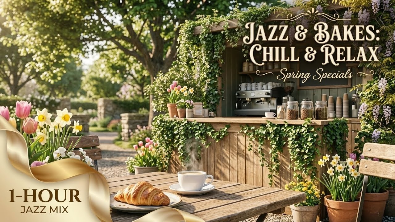 Jazz & Bakes Chill & Relax ☕ Sunny Morning Coffee & Pastries