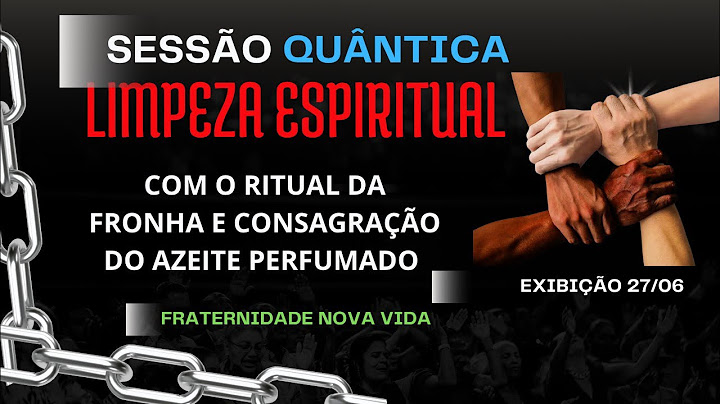 Live: Sessão Quântica para Limpeza Espiritual | Exibição 27/06 #eusou