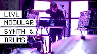 Oxyjen - Live  Modular & Drums in the Studio