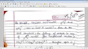 Shell model predictions Part A
