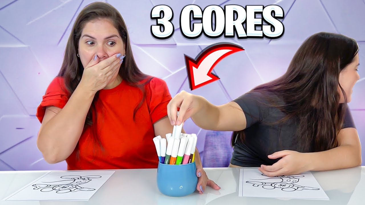 COLORINDO COM 3 CORES!