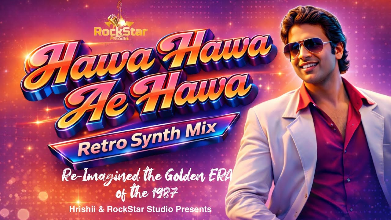 Hawa Hawa Ae Hawa – Retro Synth Disco Remix | 80s Arabic-Latin Dance Vibe