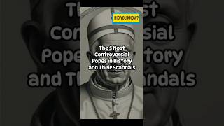 The 5 worst popes in history and their controversial actions. Viral..