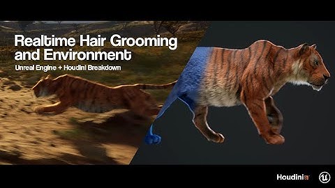 Realtime Hair Grooming and Environment Breakdown | Unreal Engine + Houdini