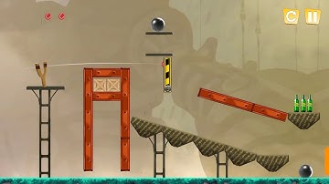 Hit Bottles Knock Down 2 (LOGICAL LEVELS 11-20) Bottle Shooting Walkthrough Video.