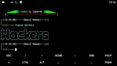 How to install And use figlet on termux