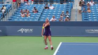 Coco Vandeweghe first serve Slow motion