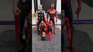 “Spider-Man and Thor Transform” #marveltoys #toys #hulk