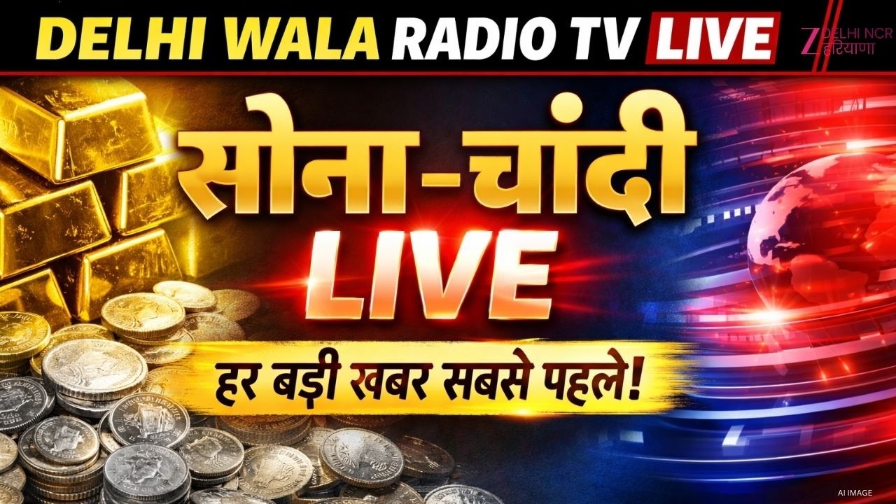 Delhi Wala Radio TV Live: सोना -चांदी से लेकर सभी खबरे आपके लिए | Zee dnh |Job Apply | Delhi Latest