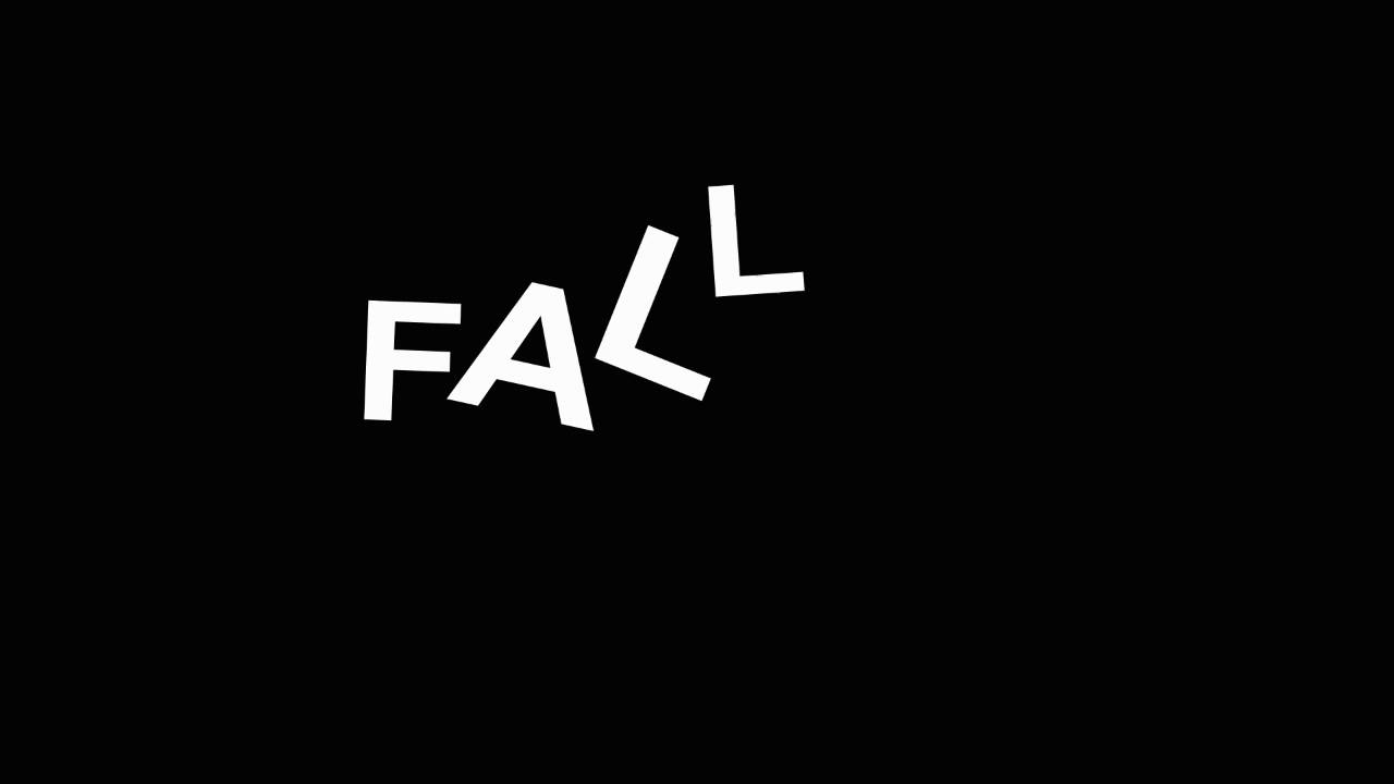 Falling Text After Effect - YouTube